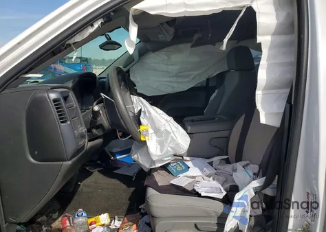 2018 Chevrolet Silverado C1500 Custom из США, поврежденный, VIN 1GCRCPEC3JZ163569